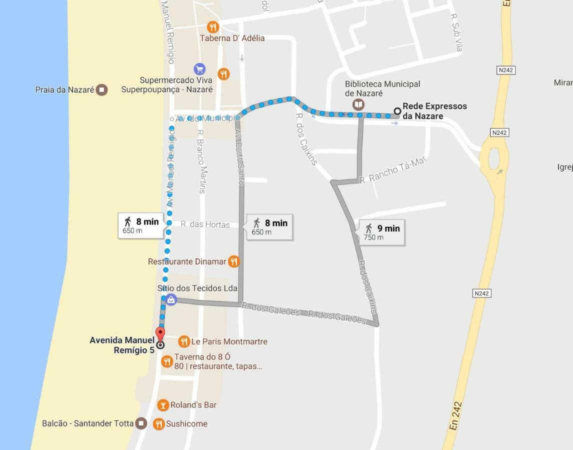 Nazare Apartamento Em Frente Ao Mar Екстериор снимка